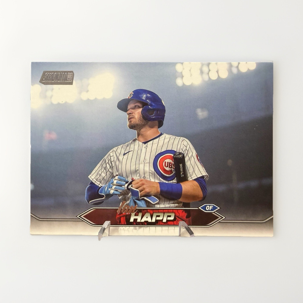 Topps 2024 Stadium Club Ian Happ #70 Chicago Cubs MLB Baseball Card