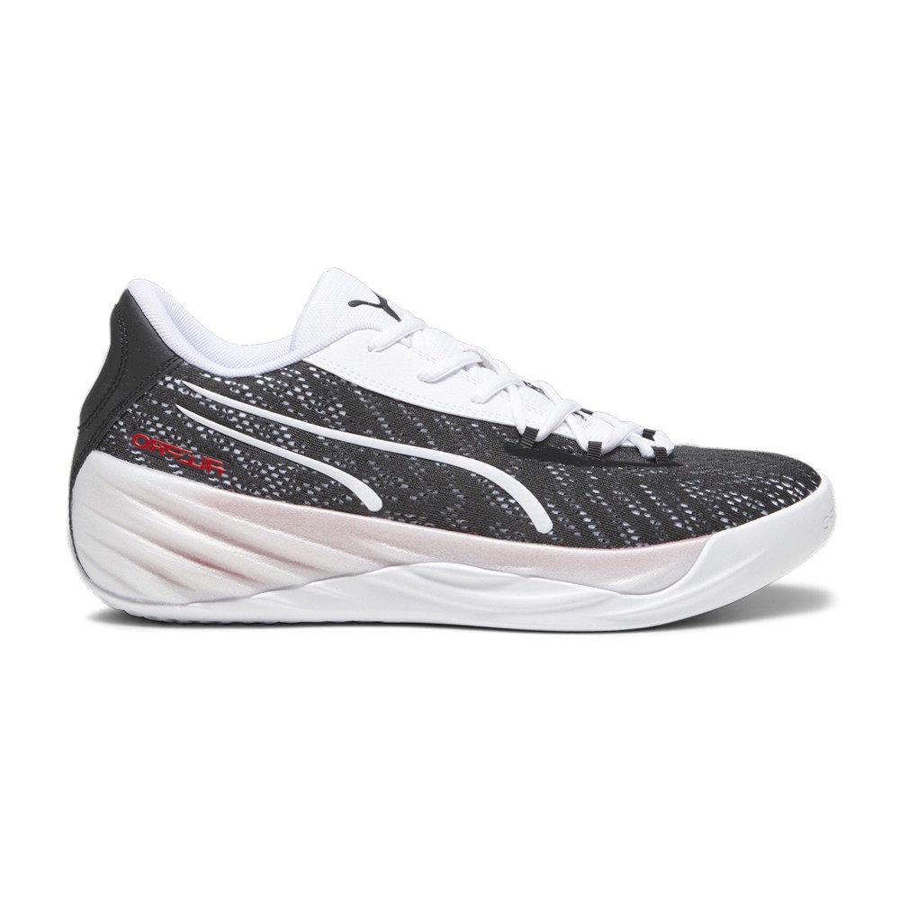 PUMA All Pro Nitro Lace Up Basketball  Mens White Sneakers Athletic Shoes 378541