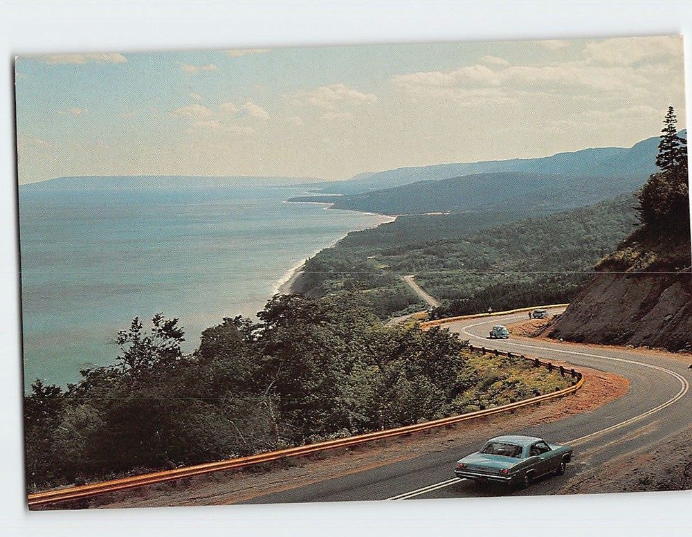 Postcard Cabot Trail Cape Breton Nova Scotia Canada
