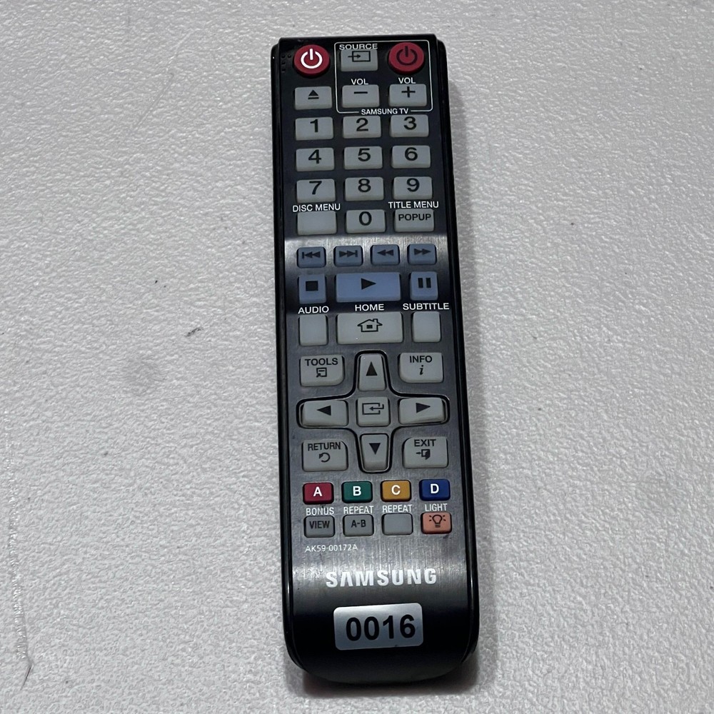 Samsung AK59-00172A Black TV Remote Control Multifunction Wireless Rectangular
