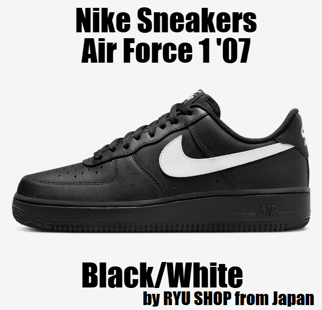 Nike Sneakers Air Force 1 ’07 Black / White FZ0627-010