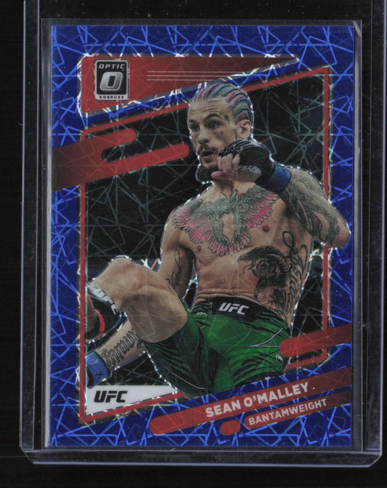 2022 Donruss Optic UFC Sean O'Malley #9 Blue Lazer