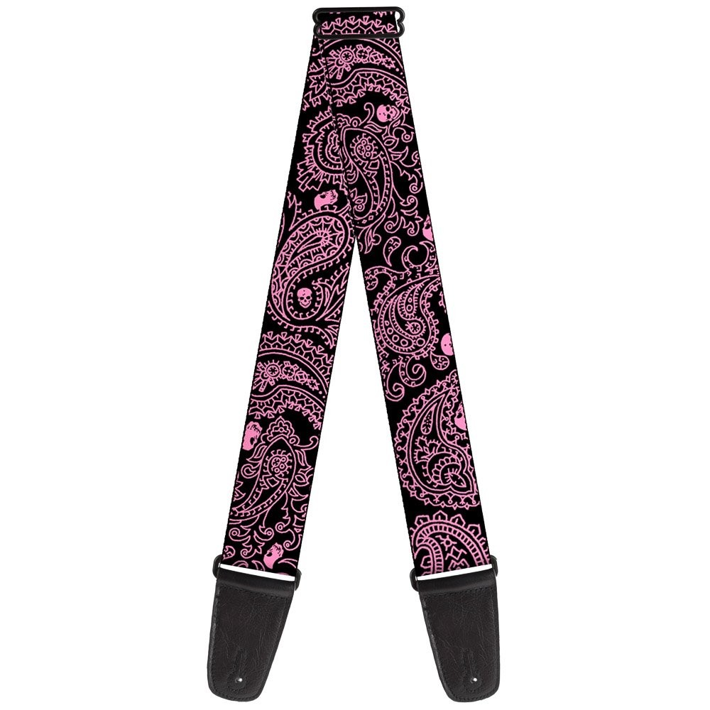 Guitar Strap - Bandana/Skulls Black/Pink ACC NEWAnother great item from Rarewaves USA | Free delivery!