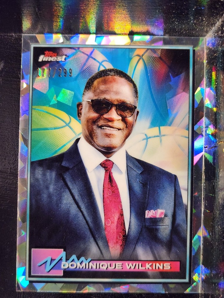 Dominique Wilkins 2021 Topps Finest #21 ice Refractor /299