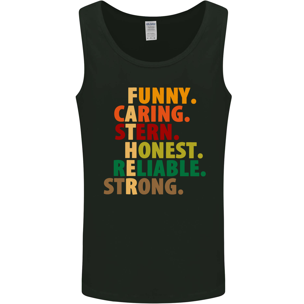Fathers Day Gift Present For Dad Daddy Mens Vest Tank Top
