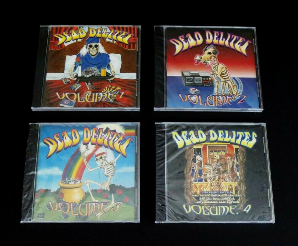 Grateful Dead Dead Delites Volume 1 2 3 4 Relix Records 1998 2000 Complete 4 CD