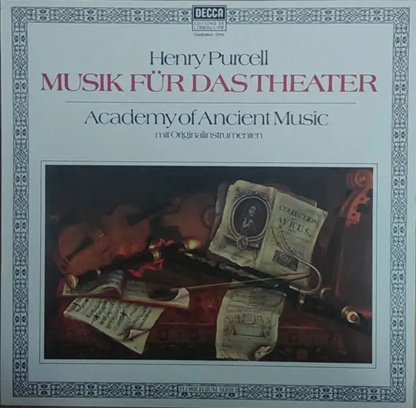 LP Purcell / The Academy Of Ancient Music Musik Für Das Theater NEAR MINT-image