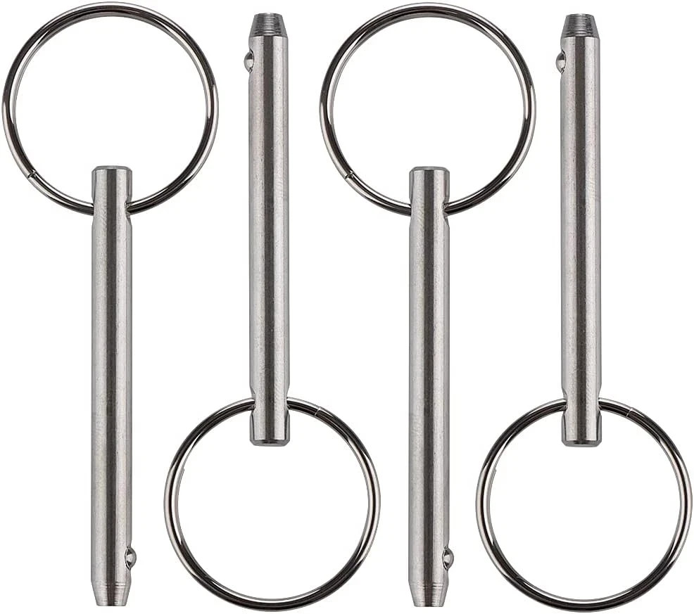 4 Pack Quick Release Pin, Diameter 3/16