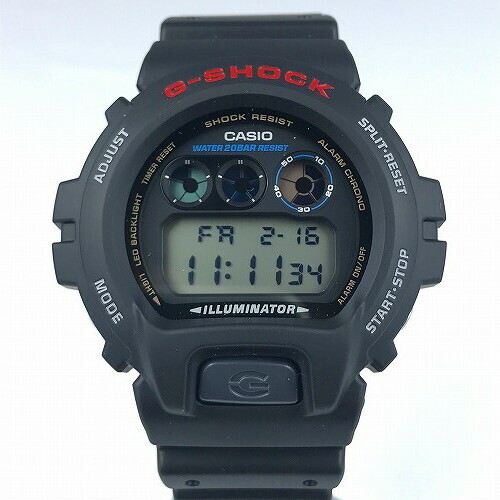 Casio G-Shock DW-6900U-1JF Watch - Used, Black, Fashion Wristwatch