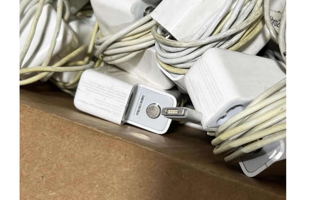 Lot of 10 OEM Apple Magsafe 2 45W AC Adapter A1436 w/o Power Cable - Grade D-image