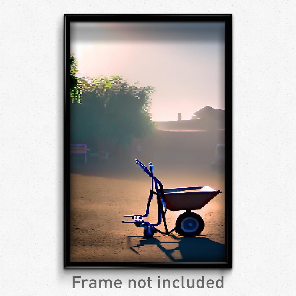 8 Bit Pixel Art Poster of Normal Barrow - Psychedelic Trippy Video Game Print