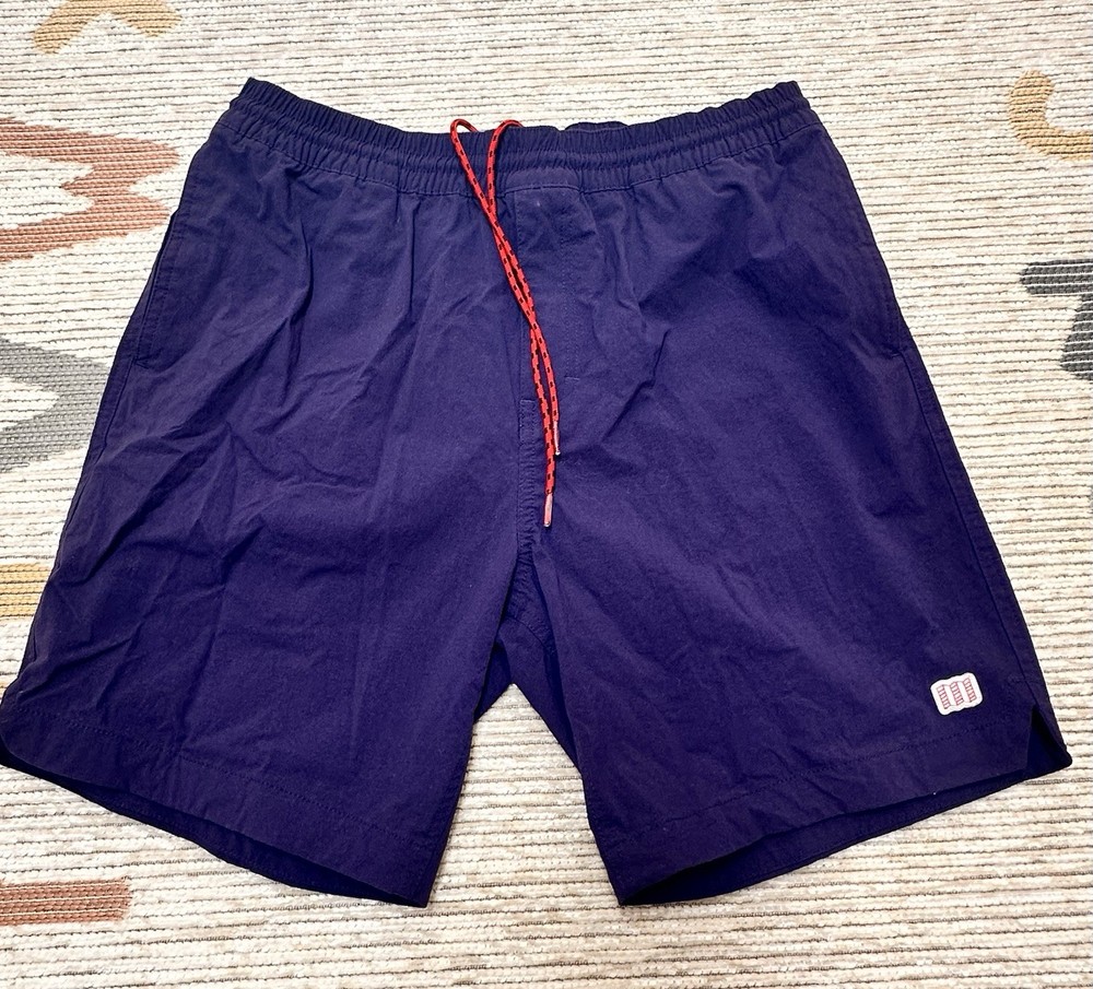 Topo Designs Climb Shorts Blue Size Large