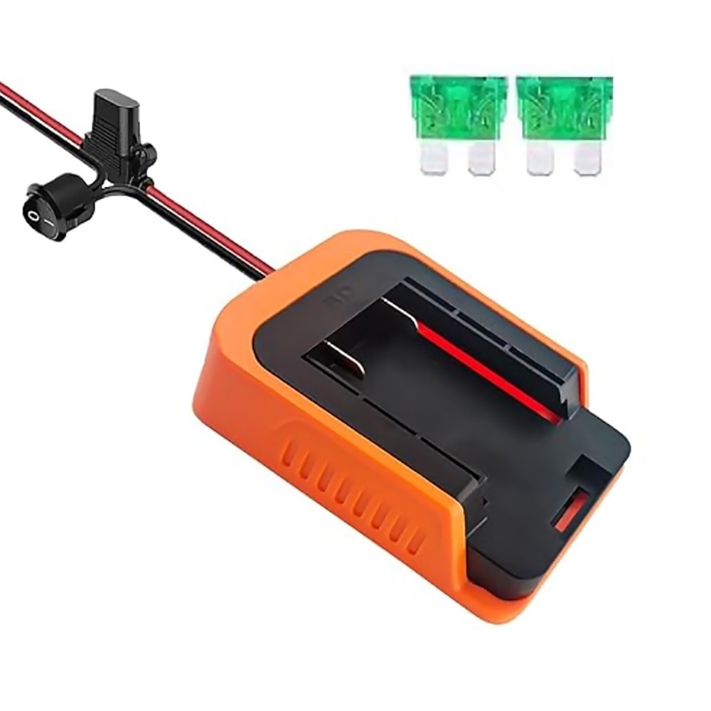Power Wheels Adapter for Black & Decker 36V-40V Battery with 14AWG Wire