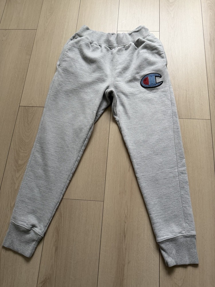 Champion Reverse Weave Men's Sweatpants Size M Gray 77% Cotton 23% Polyester