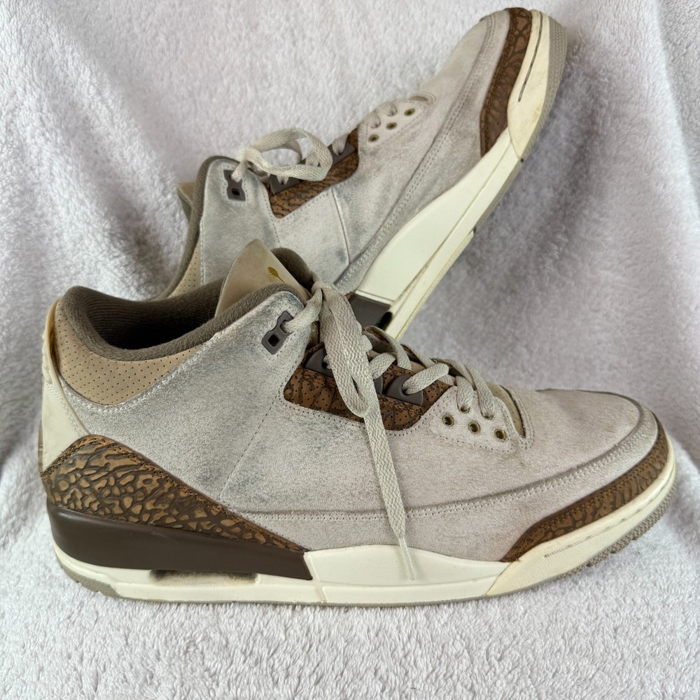 Nike Air Jordan 3 Retro Palomino Sneakers Mens Shoes Size 13 CT8532-102 Sueded
