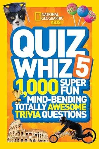 National Geographic Kids Trivia Quiz Book - Fun Learning Paperback  