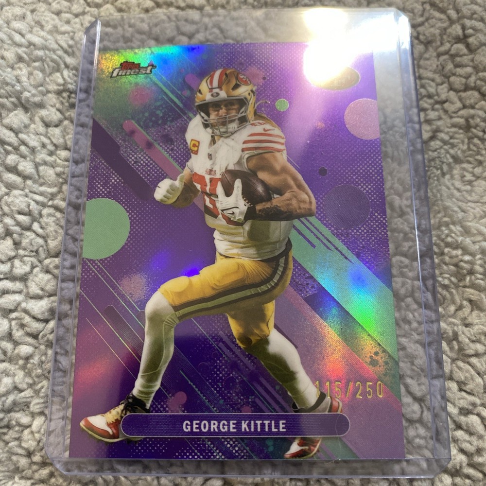 Topps Finest Common George Kittle 49ers #96.  115/250
