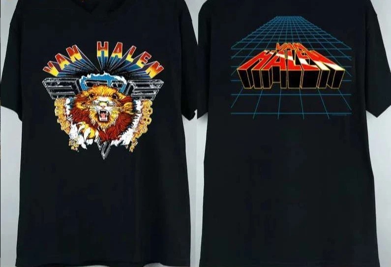 Van Halen Live Diver Down Tour 1982 Adult Short Sleeve T-Shirt