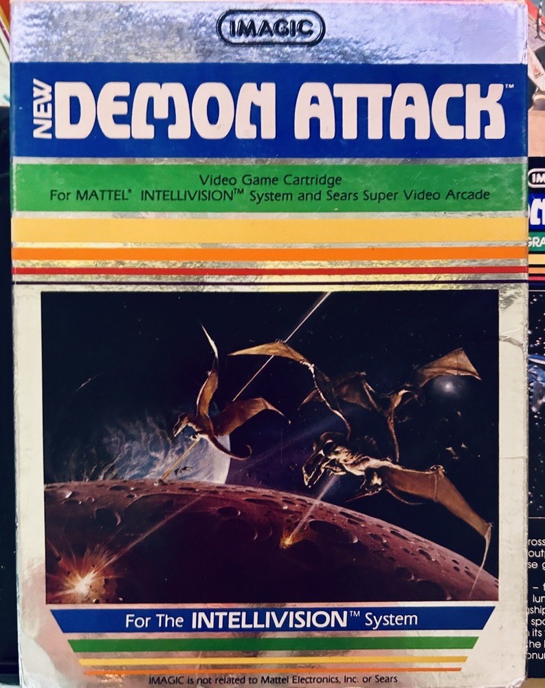 Demon Attack By Imagic For Intellivision Complete In Box! Tested 5/20/26   #1
