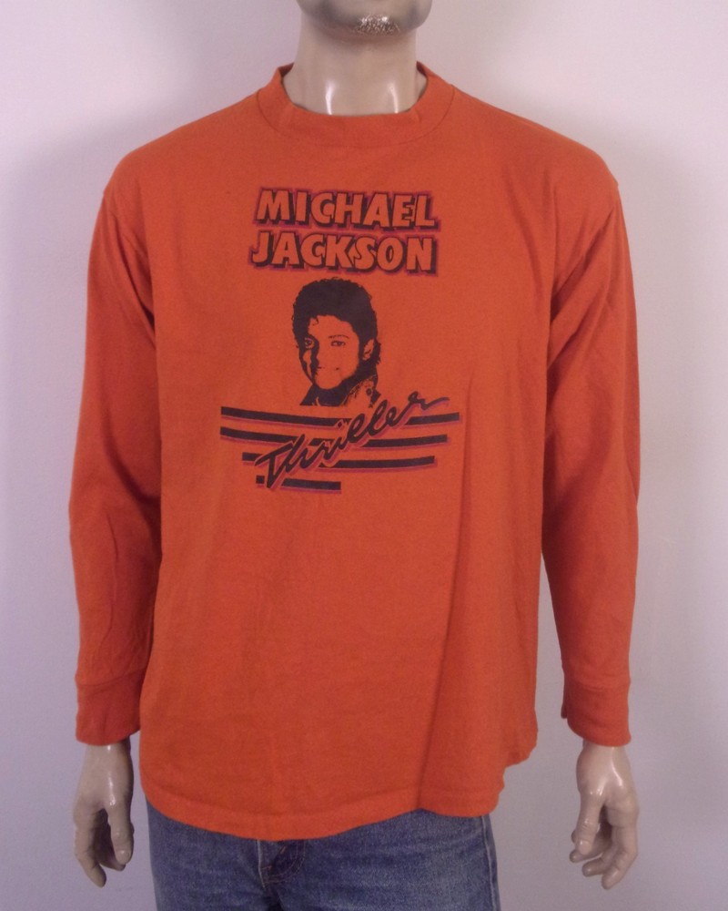 vintage 80s Michael Jackson Thriller T-Shirt Bootleg Parking Lot single stitch L