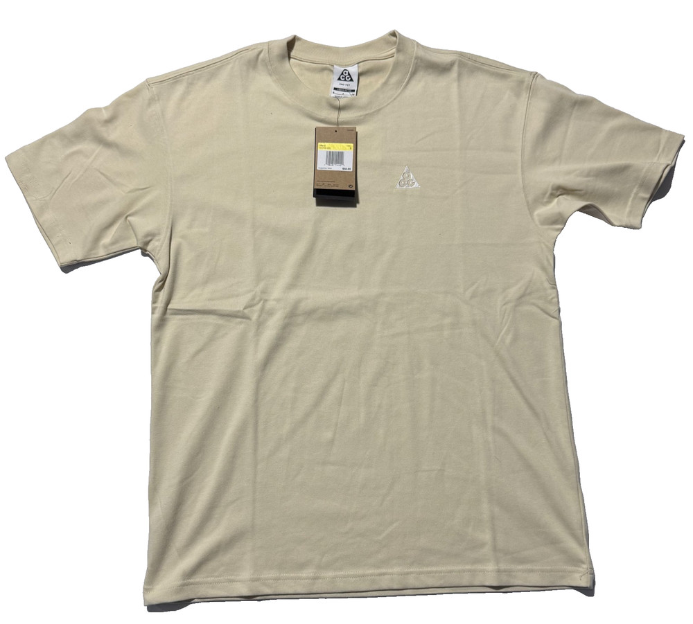 Nike ACG Shirt Light Khaki Loose Fit HJ0798-229 Men's Small HJ0798-229