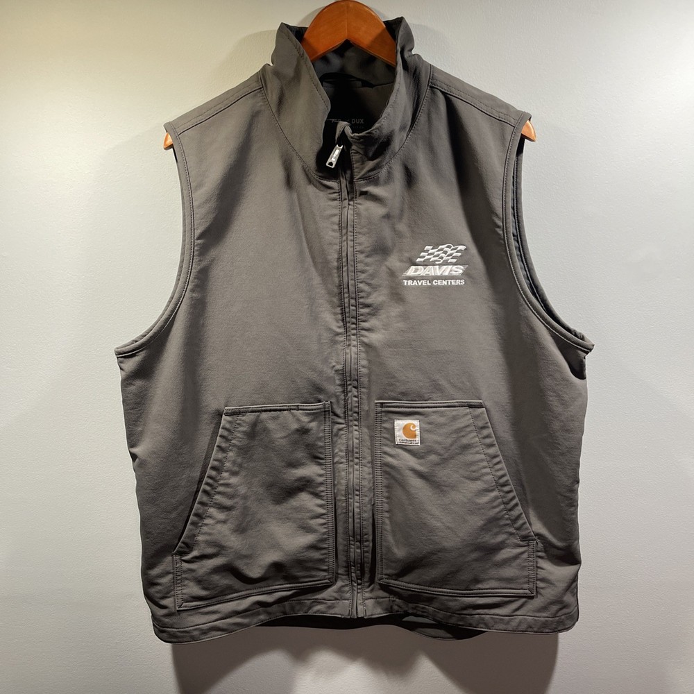 Carhartt Super Dux Vest Mens Large Rain Defender Relaxed Fit Softshell Full Zip