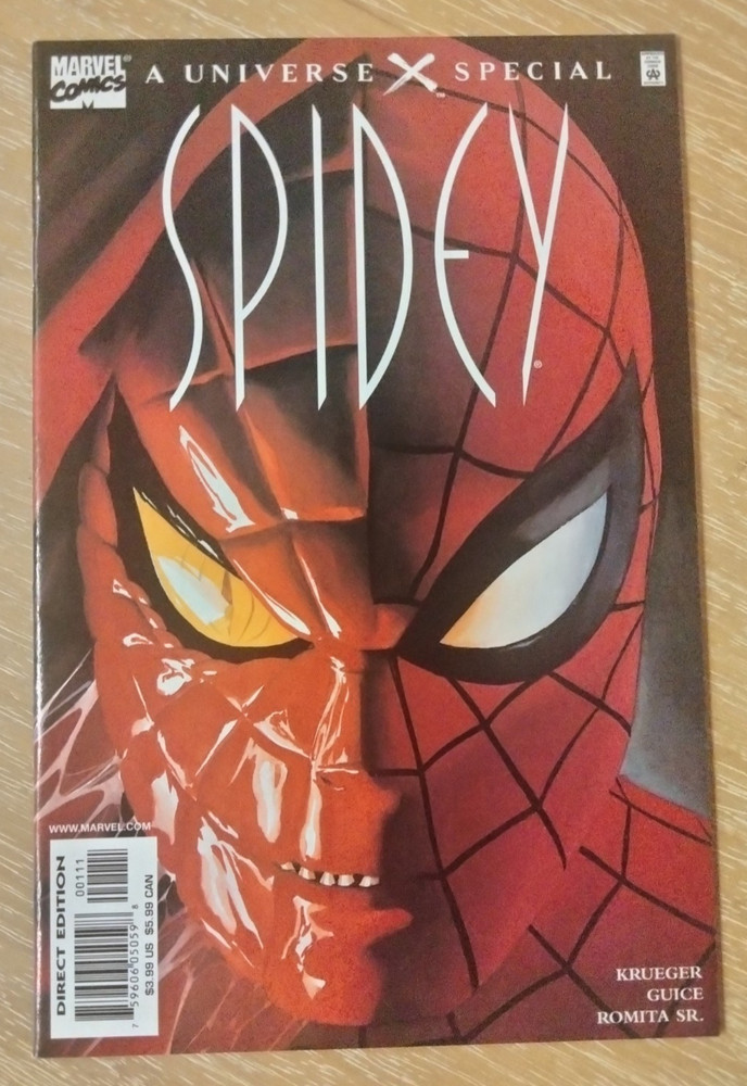 ©2001 SPIDEY #1 Universe X Special Spider-Man Alex Ross Marvel Comics - VF-NM