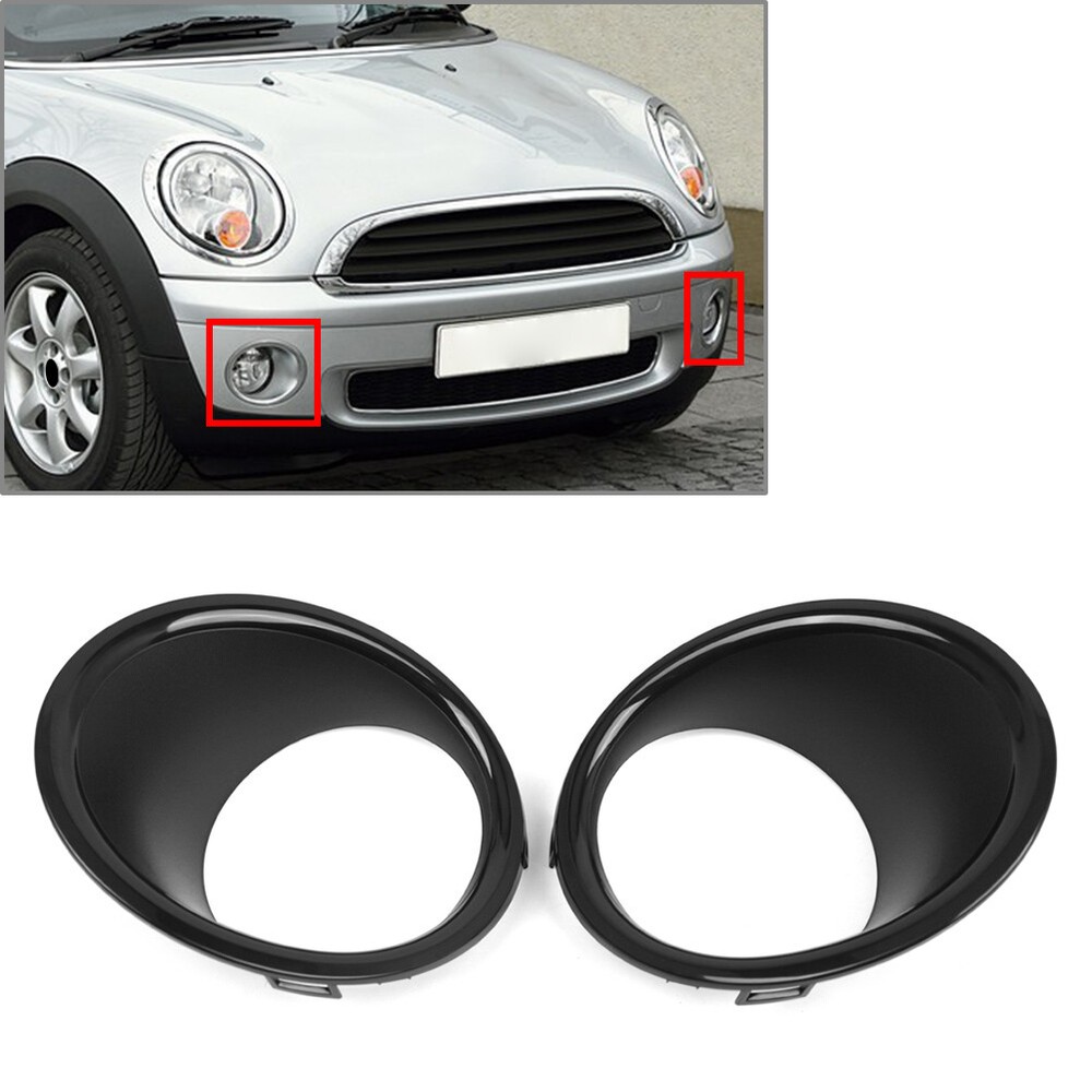 Front Fog Light Frame Trim Cover For BMW Mini Cooper R55 R56