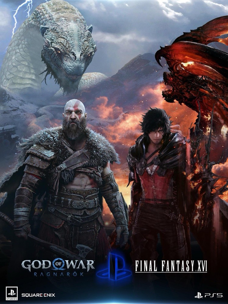 Final Fantasy 16 And God Of War Ragnarok Physical PS5 Edit