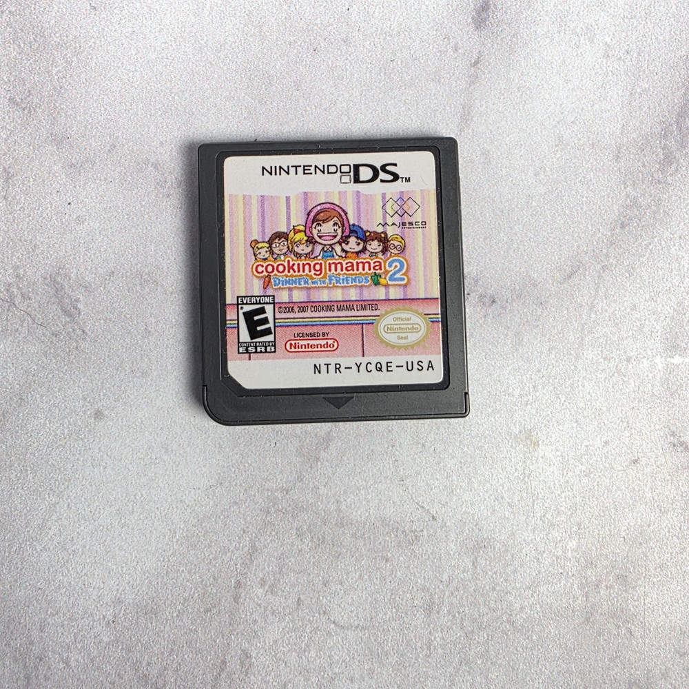 Cooking Mama 2: Dinner With Friends (Nintendo DS, 2007) Cartridge Only TESTED
