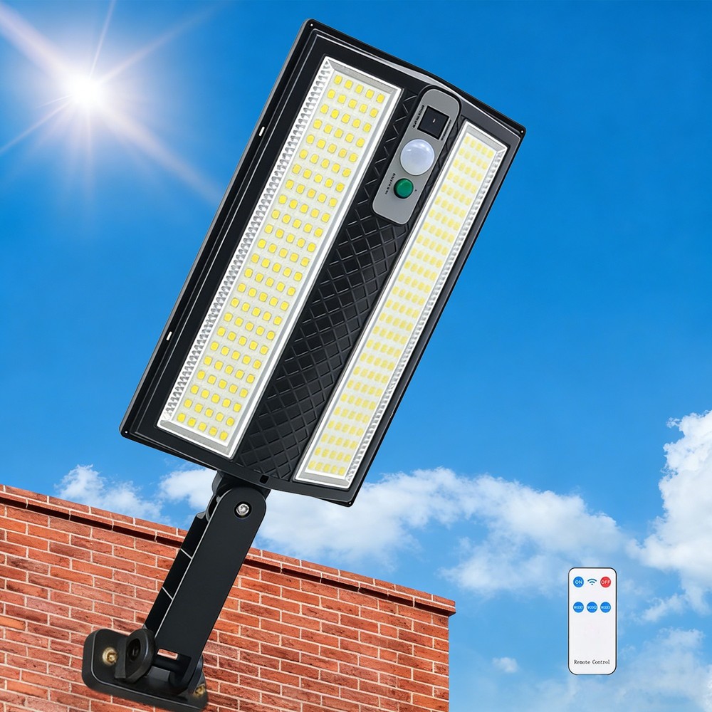 Commercial 1000000LM LED Outdoor Dusk to Dawn Solar Street Light Road Area Lamps
