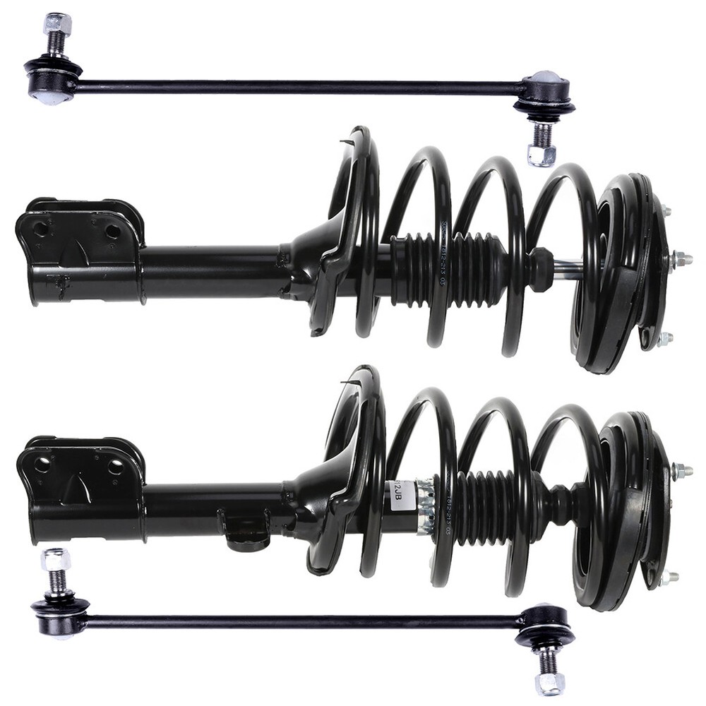 2007-2009 Hyundai Santa Fe Front Suspension Kit with Struts Tie Rods Sway Bar