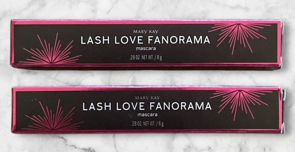Mary Kay Lash Love Fanorama Mascara 2 Pack Black NEW
