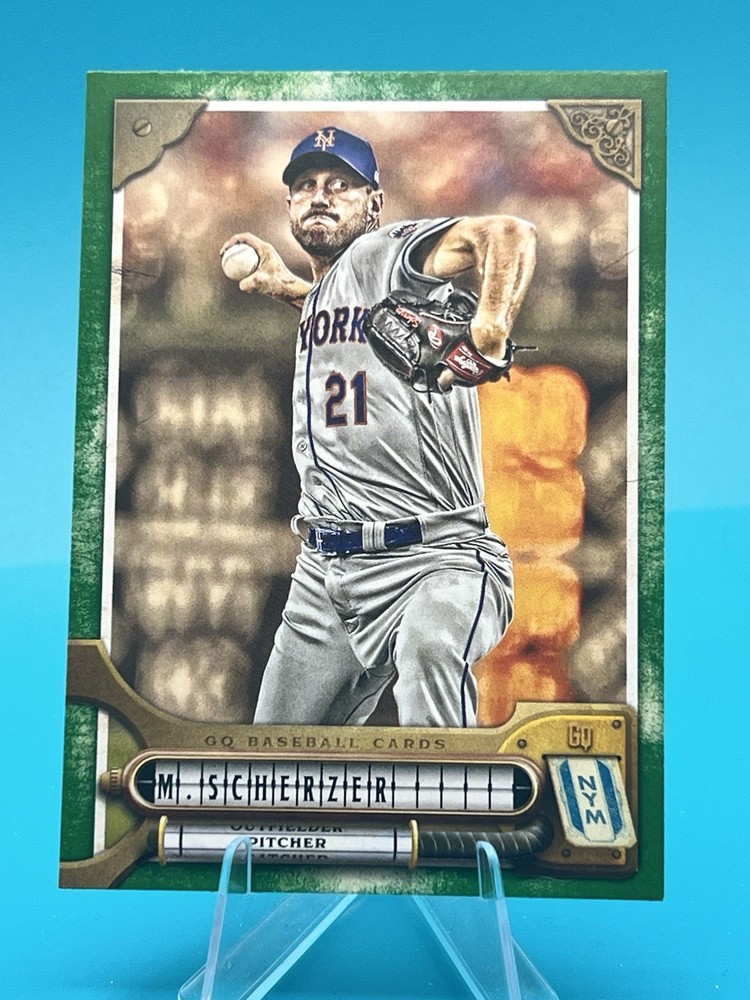 Max Scherzer 2022 Topps Gypsy Queen #63 Green New York Mets