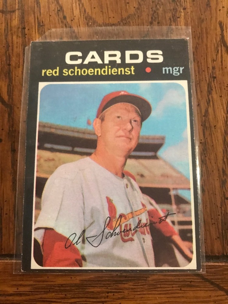 Red Schoendienst 1971 Topps Baseball Card