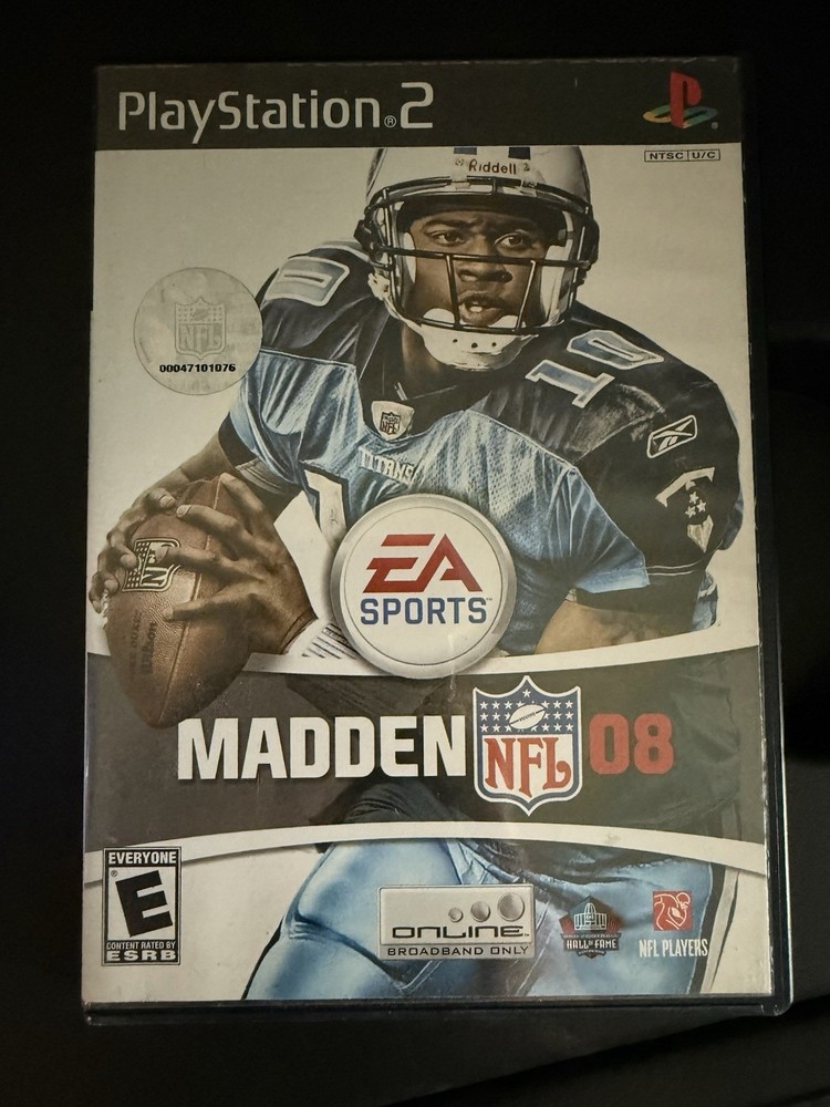 EA SPORTS Madden NFL 08 PlayStation 2 Manual Included Multiplayer NFL Players