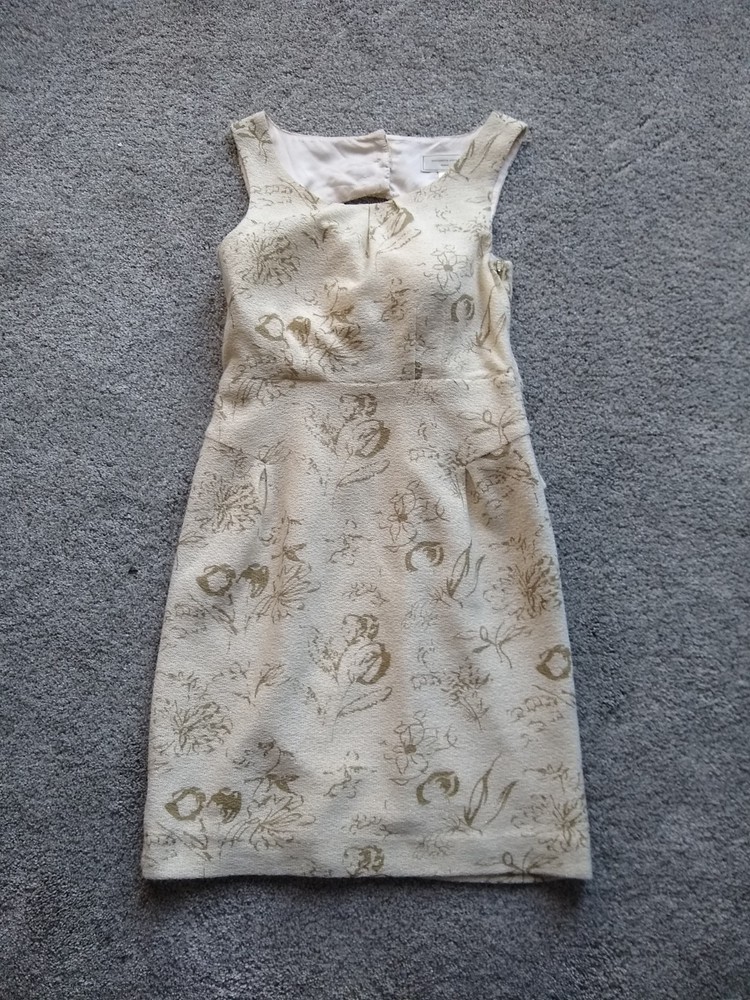 Anthropologie Moulinette Soeurs Beige Strapless Dress Size 2