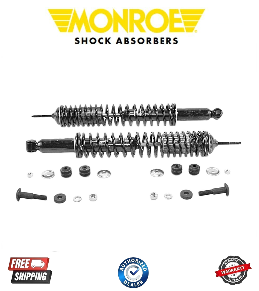 Chevy Monroe Set of 2 Shock Absorber and Strut Assemblies 58510 Pair New