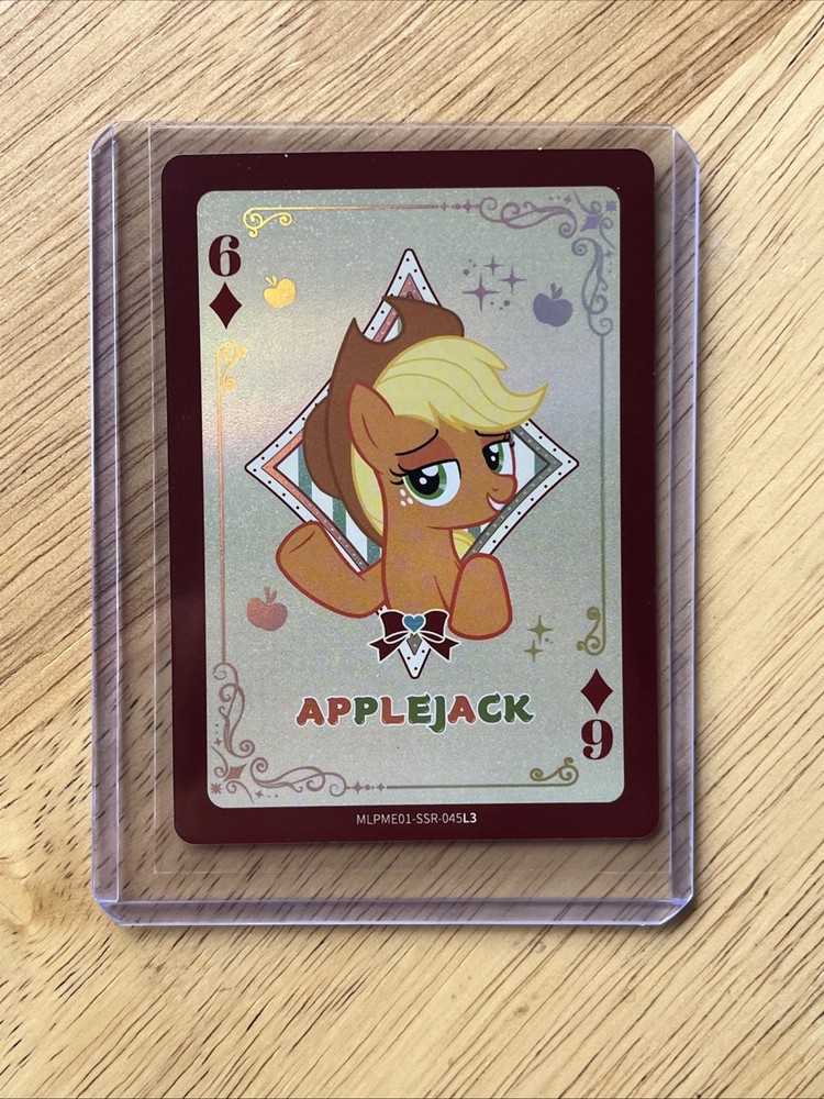 2025 Kayou My Little Pony Friendship Magic Applejack  SSR Card MLPME01-SSR-019L3