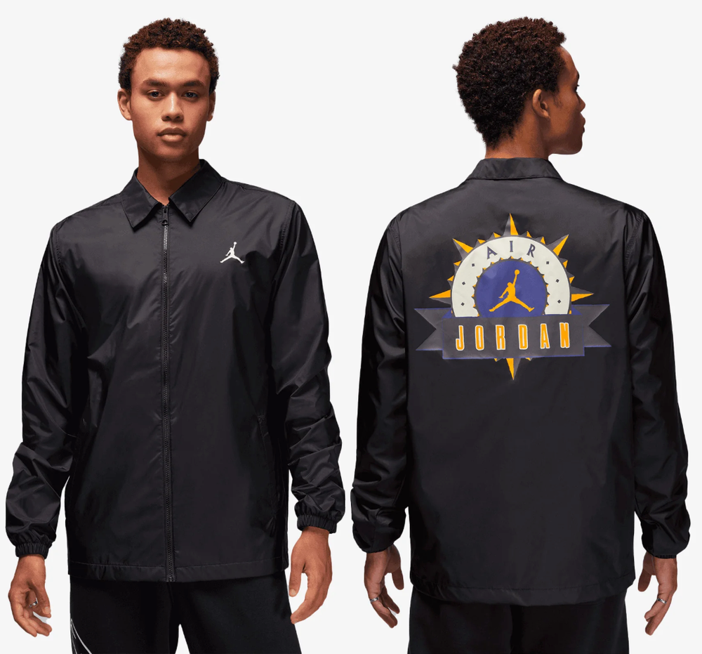 Jordan Flight MVP Men's Full-Zip Woven Jacket Black Large