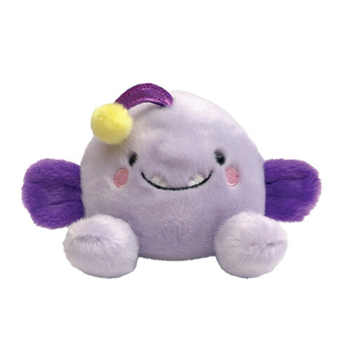 Aurora World Plush - Palm Pals - BLINKY ANGLER FISH (5 inch) Stuffed Animal Toy