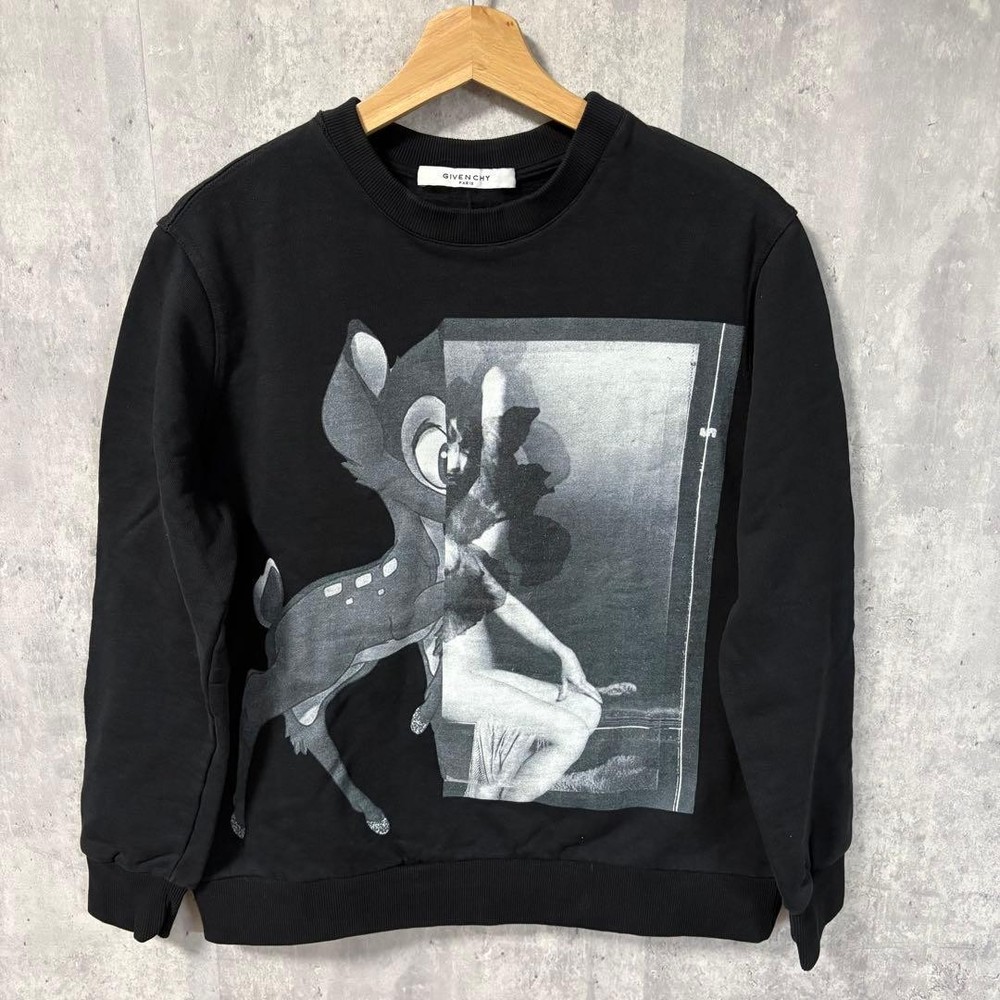 Givenchy x Disney Bambi Monochrome Sweatshirt Rare Limited Edition