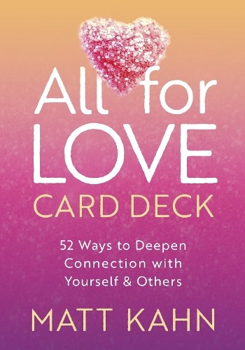 Matt Kahn All for Love Card Deck (Hardback)Another great item from Rarewaves USA | Free delivery!