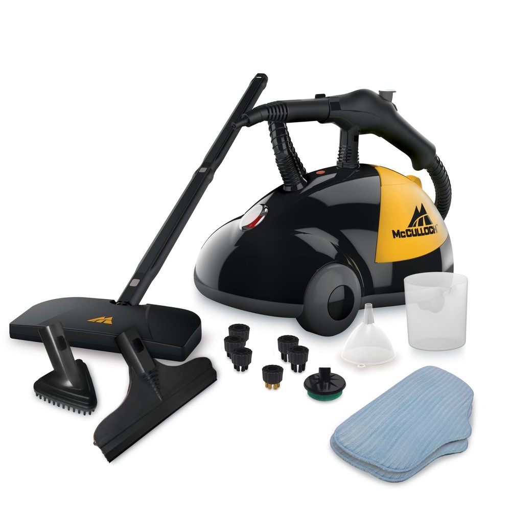 MC1275 Heavy-Duty Steam Cleaner with 45 Min Runtime & 18 Accessories Including Mop Head