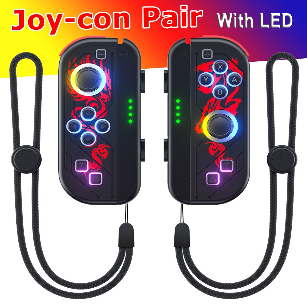 Wireless Controller For Nintendo Switch Joy Con L/R Vibration Motion Flashing