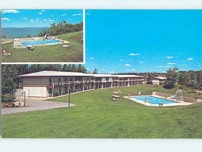 Pre-1980 MOTEL SCENE Bar Harbor Maine ME m/09 AD9200