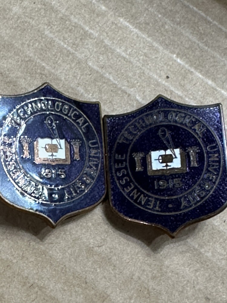 Army ROTC DI Pin: Tennessee Tech University - p/b, Meyer 9M Set Of 2
