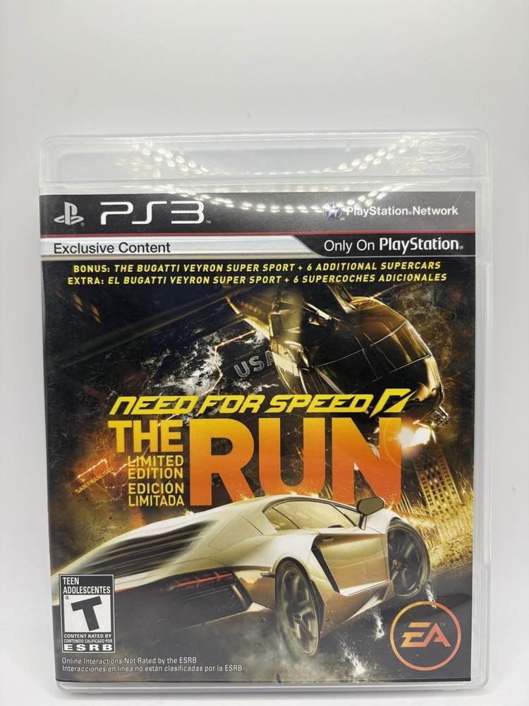 Need for Speed The Run Limited Edition Sony PlayStation 3 PS3, 2011 CIB Tested