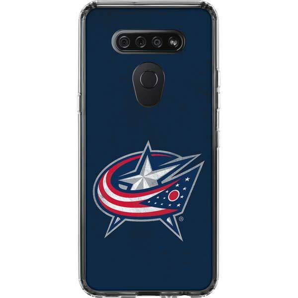 NHL Columbus Blue Jackets LG K51/Q51 Clear Case
