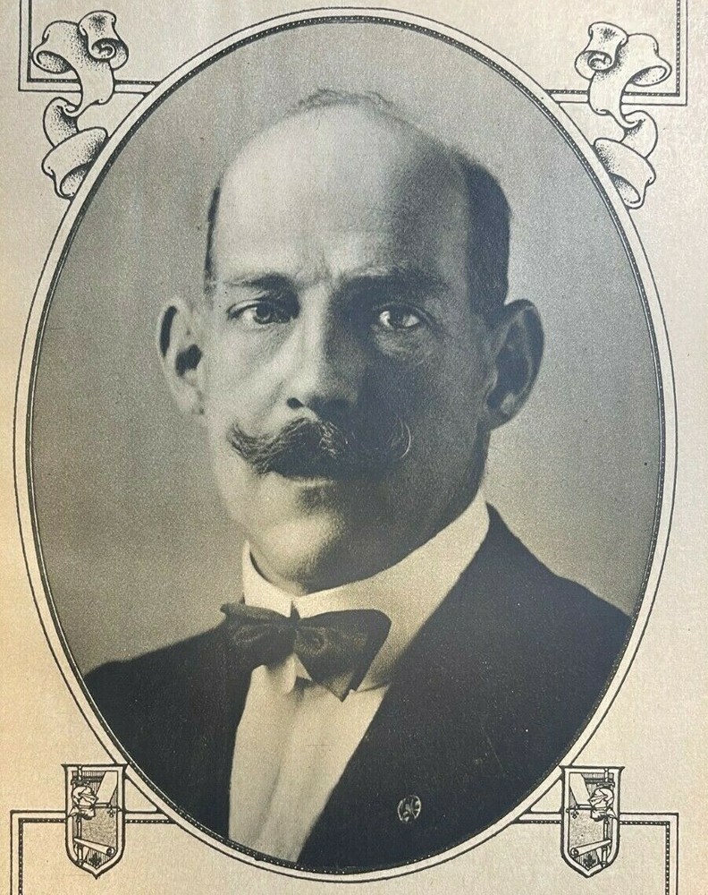 1916 Vintage WWI Illustration King Constantine of Greece